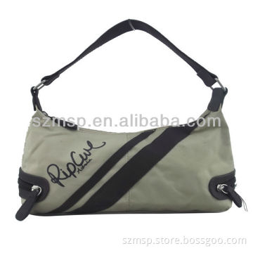 2013 Fashion triangle 300DPVC ladies handbag